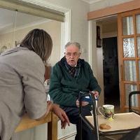 irene talking with John